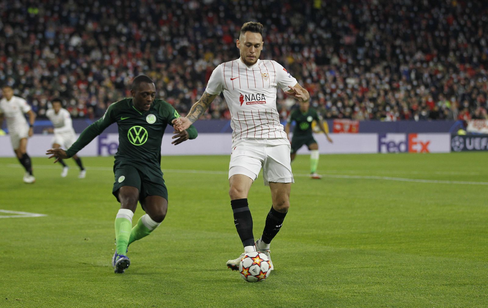 Las imágenes del Sevilla-Wolfsburgo