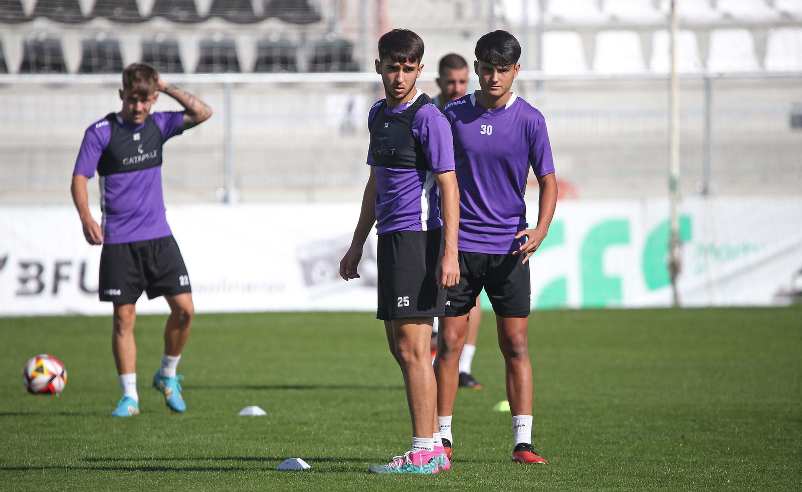 Fotos del entrenamiento de la Balona