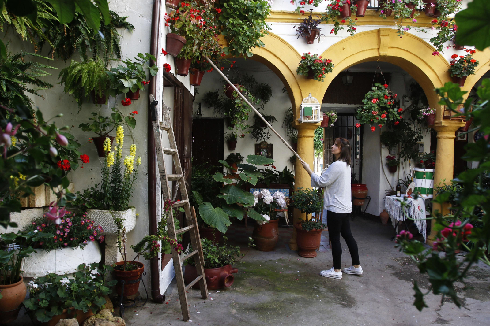 Las fotos del patio de San Basilio, 14 en tiempos de crisis