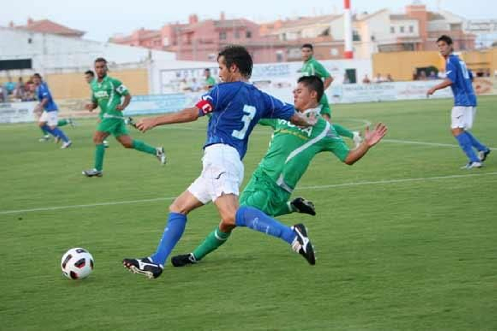 El Deportivo de Javi López golea al combinado roteño 7-0 en un primer partido de pretemporada en el que todos sus delanteros ven puerta

Foto: Juan Carlos Toro