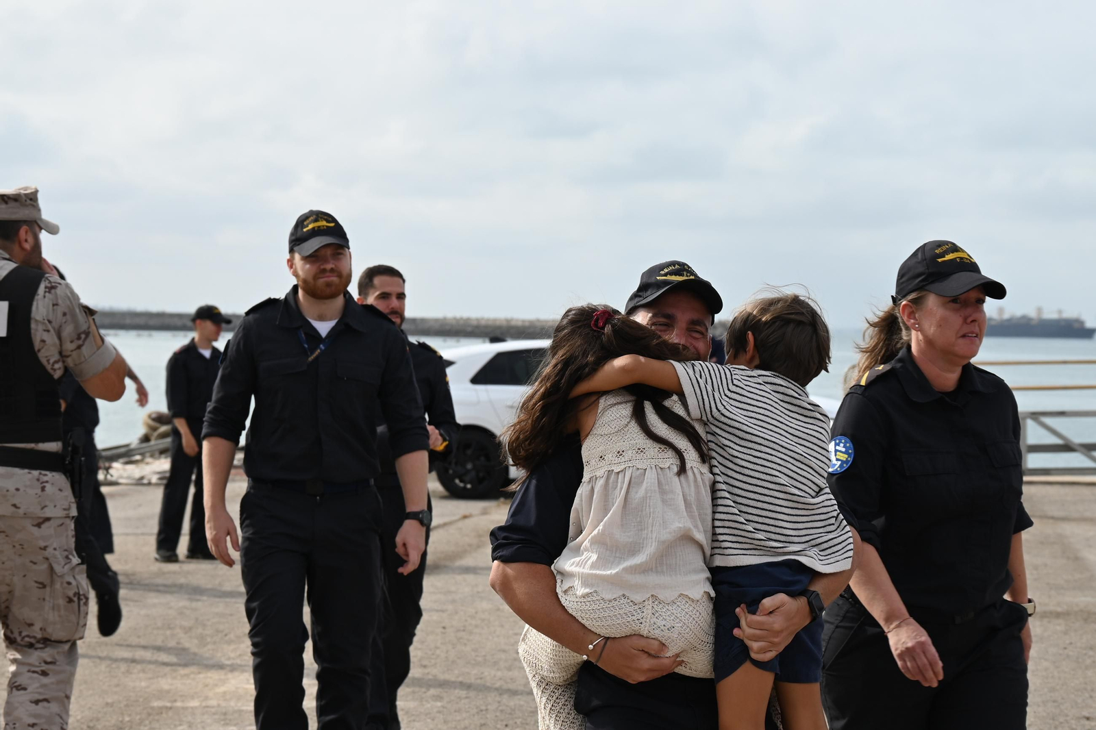 La fragata 'Reina Sofía' llega a la Base de Rota