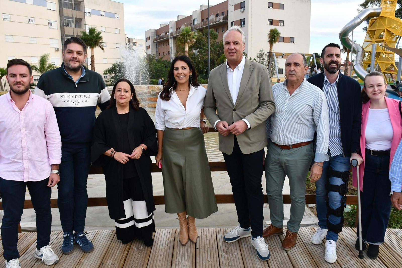 Multitudinaria inauguración del nuevo parque temático entre Campamento y Puente Mayorga