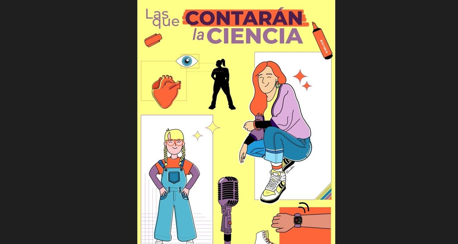 Cartel de 'Las que contarán la ciencia'.