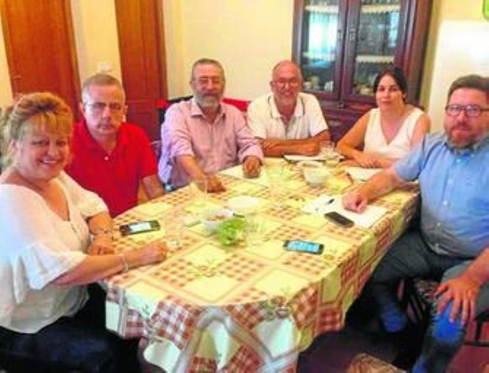 Torrecillas mantuvo un encuentro con el núcleo duro del PSOE de Albox y Adela Segura en Aranjuez hace unas semanas..