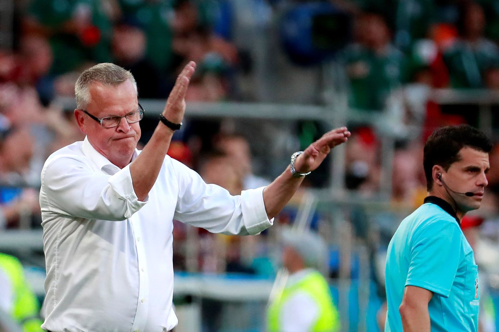 Las imágenes del México-Suecia