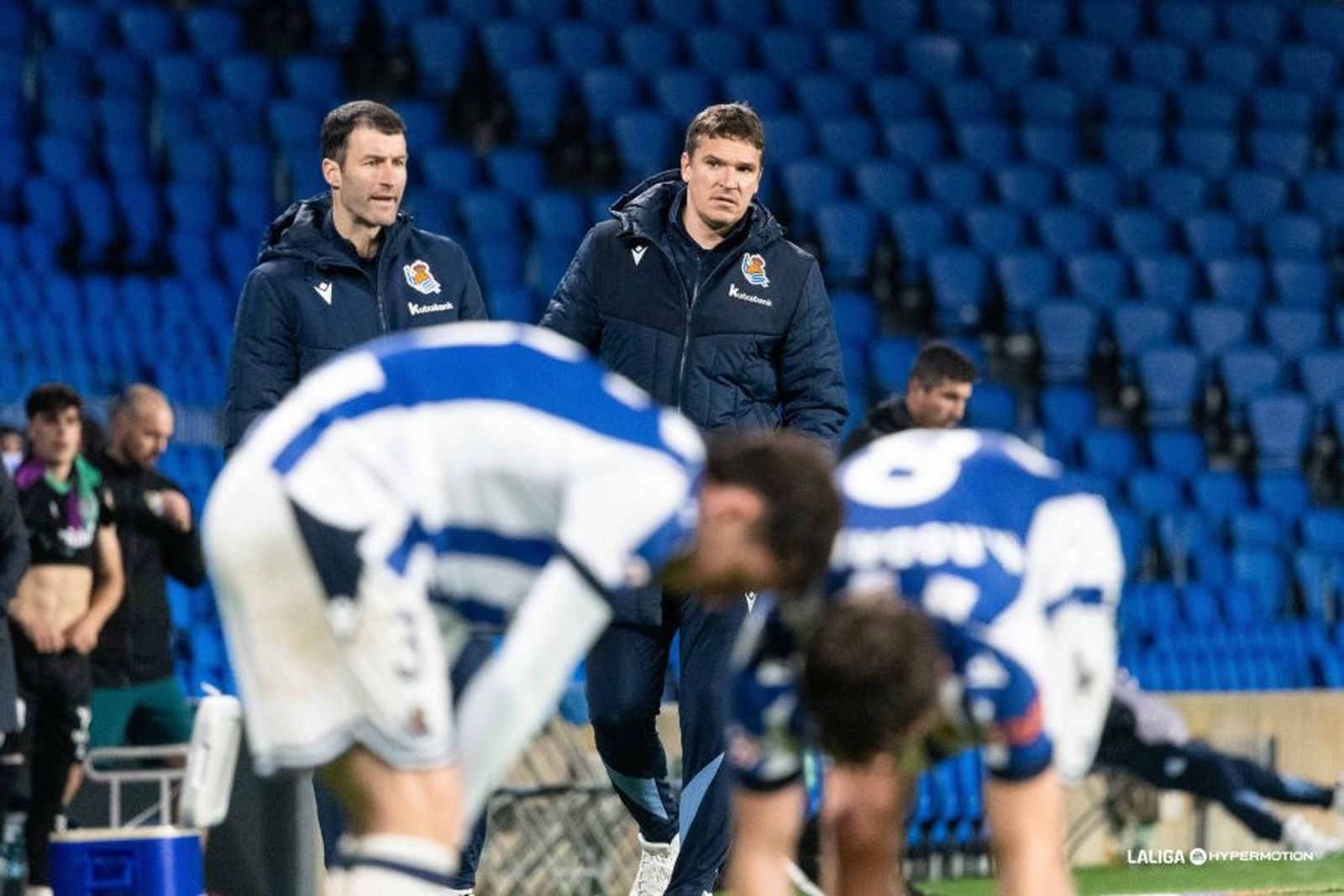 Ansotegi, durante el partido.