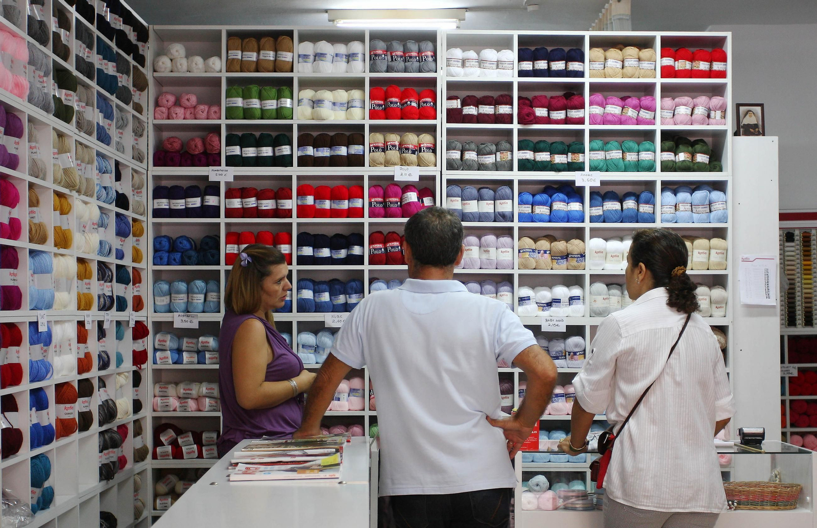 Tienda de tejidos y lanas