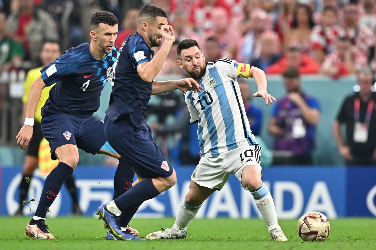 Las fotos de Messi contra Croacia