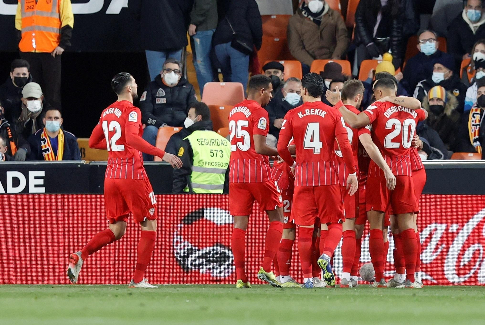 Las imágenes del Valencia-Sevilla de Liga