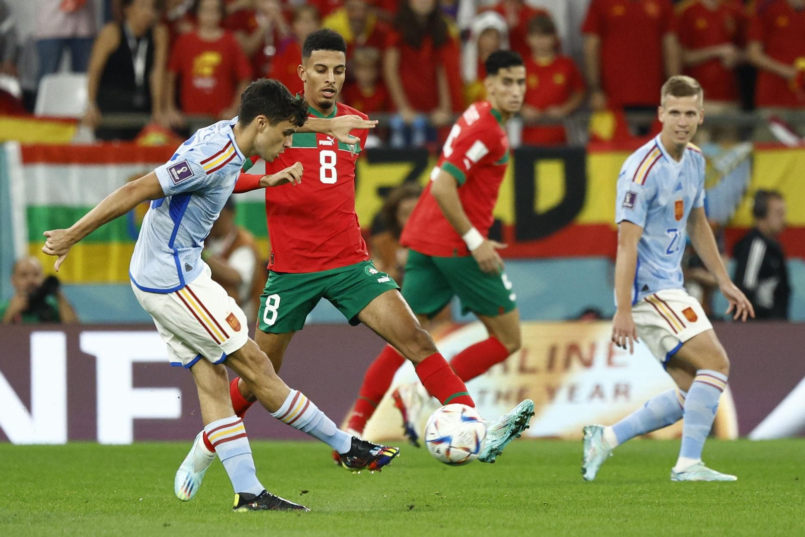 Fotos del Marruecos-España en octavos del Mundial de Qatar