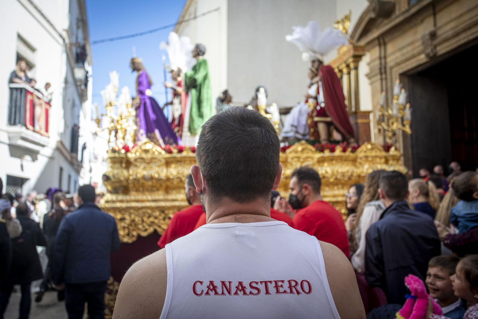 Las imágenes de la cofradía de Sentencia en la Semana Santa de Cádiz 2022