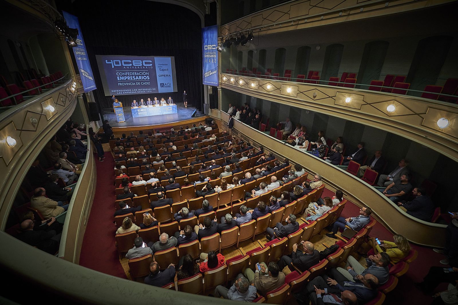 La Confederación de Empresarios de Cádiz (CEC) celebra su 40 aniversario.