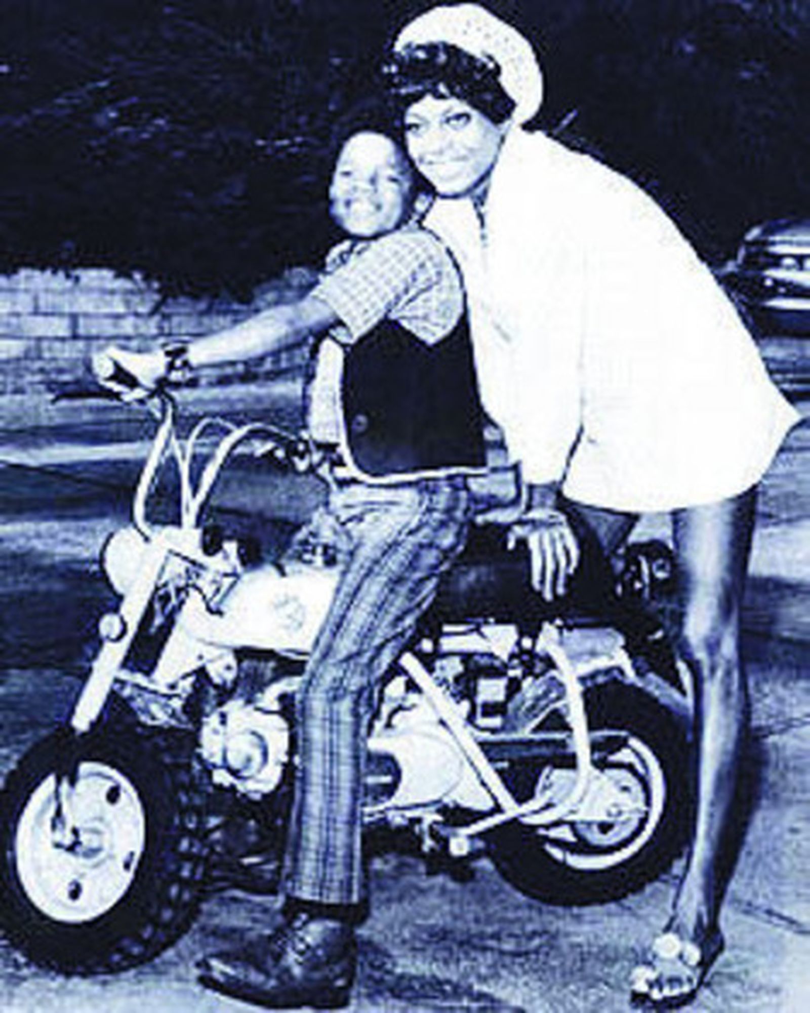 Michael Jackson, junto a Diana Ross.