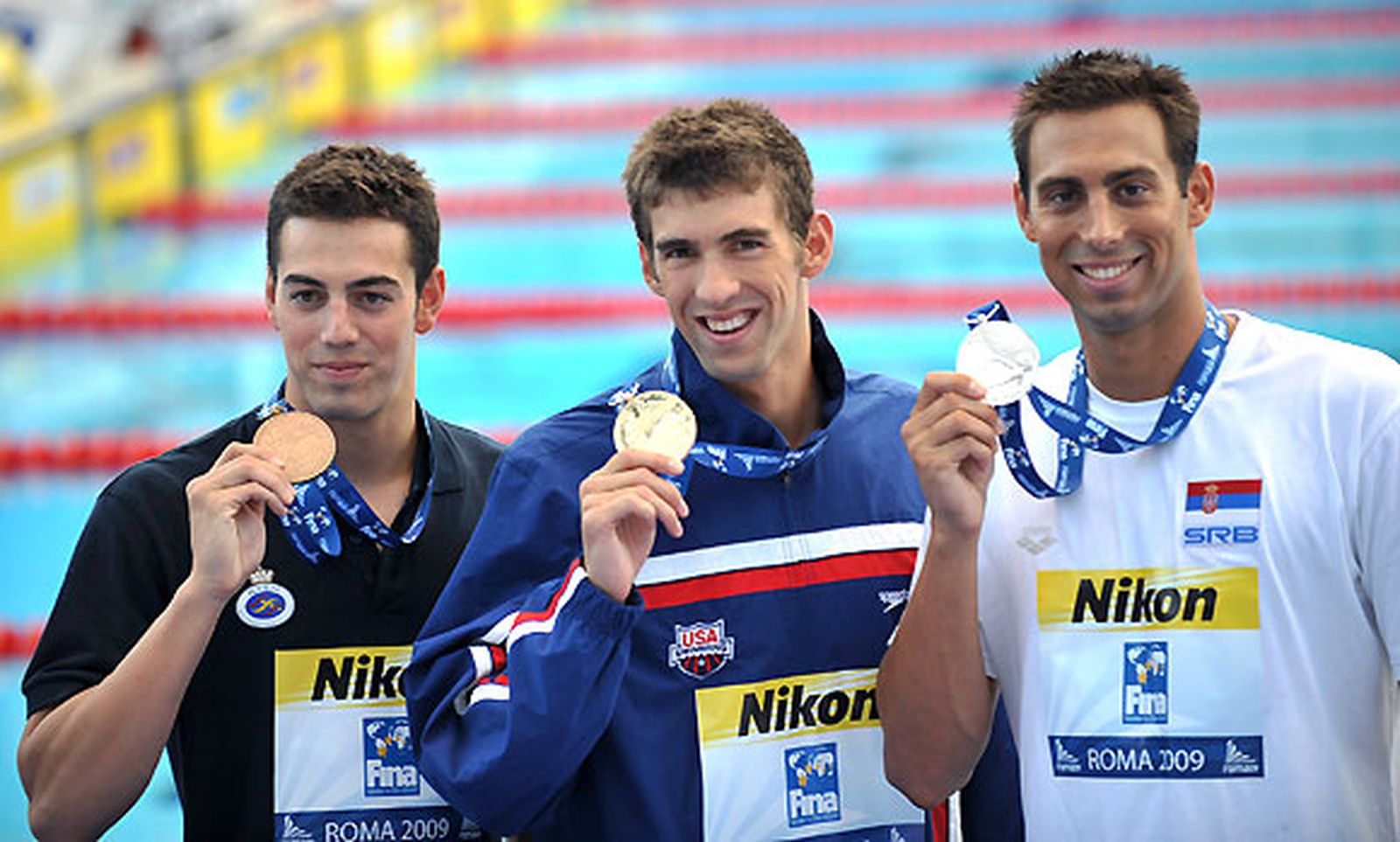 Rafa Muñoz logra la medalla de bronce en los 100 metros mariposa