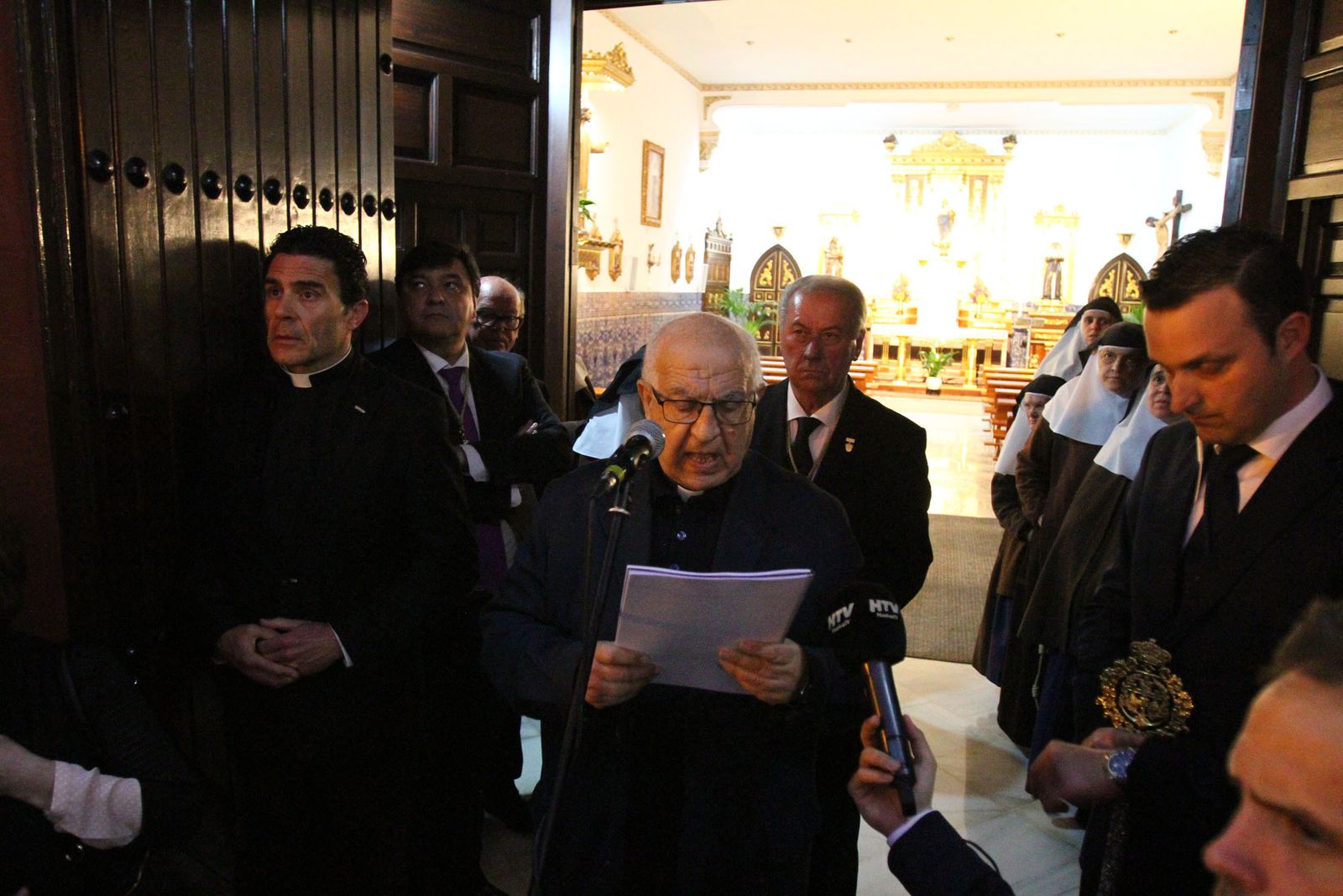 El Cristo de la Expiración preside el Vía Crucis del Consejo de Hermandades