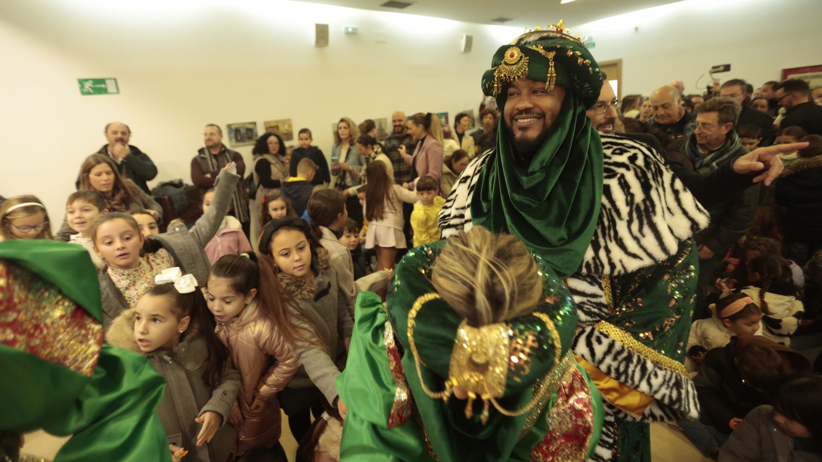 Las fotos de la recepción a los Reyes Magos en el ayuntamiento de La Línea