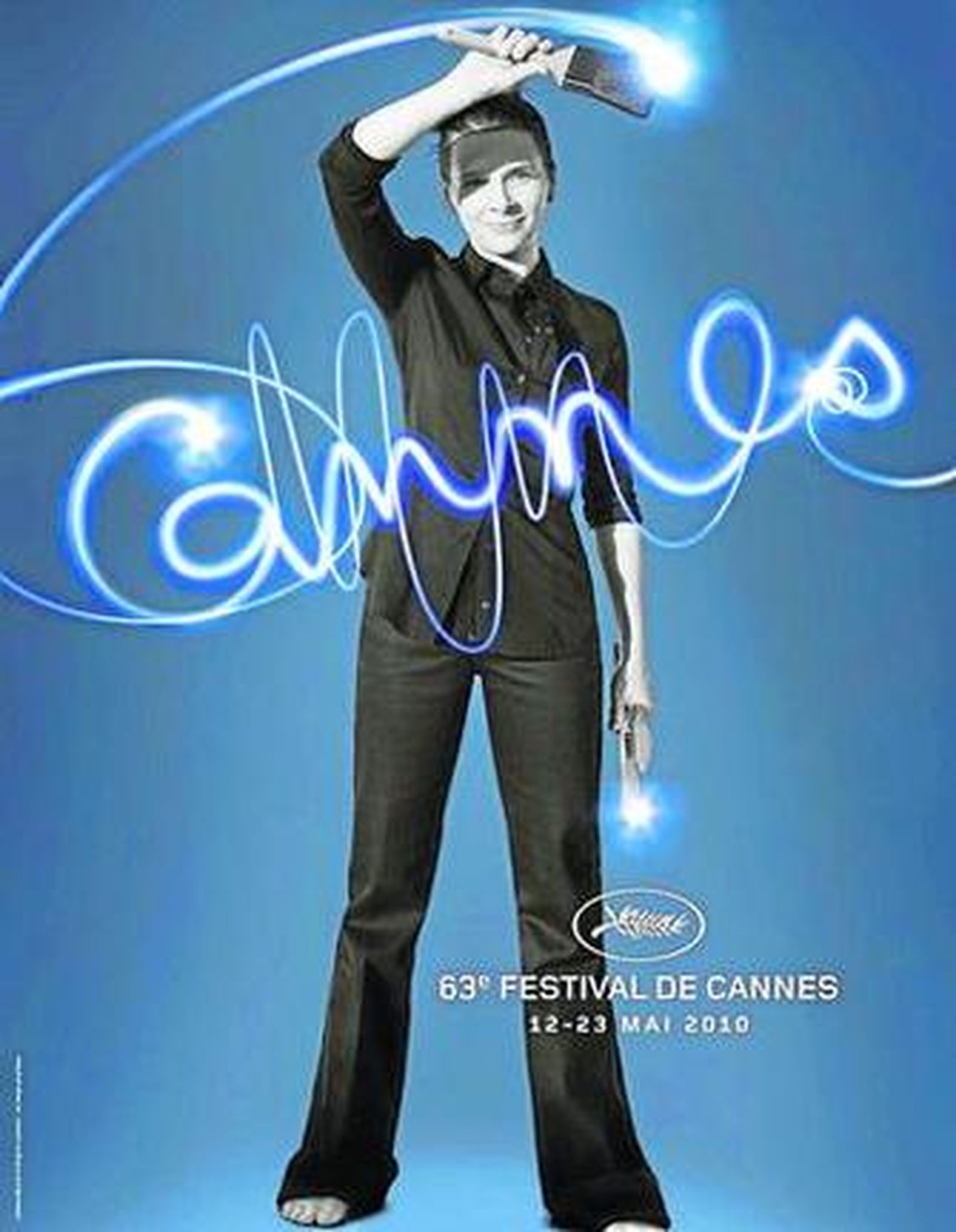 Cartel de Brigitte Lacombe para la 63ª edición del Festival de Cannes.