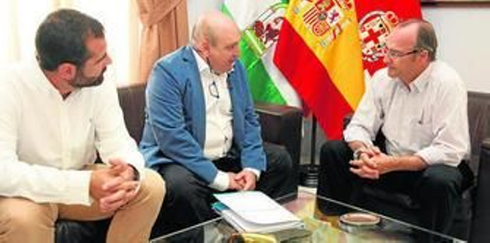El alcalde de Almería recibió a José Carlos Sánchez Martín la pasada semana para mostrarle su apoyo.