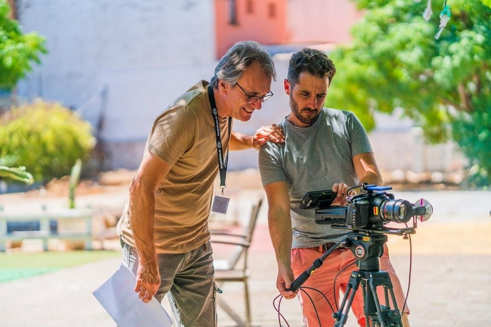 Grabación de la serie solidaria para Márgenes y Vínculos con Steve Allen, de Barrio Sésamo y Fraggle Rock