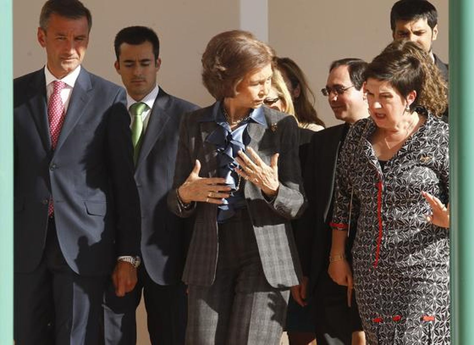 La Reina Doña Sofia inaugura el primer centro de atención a personas sordociegas.

Foto: Antonio Pizarro