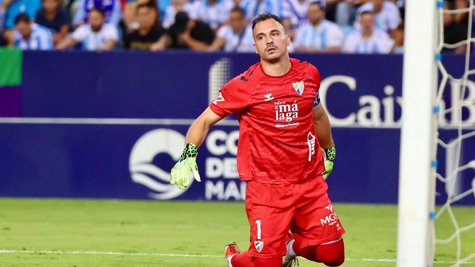 El Málaga CF - Elche, en fotos