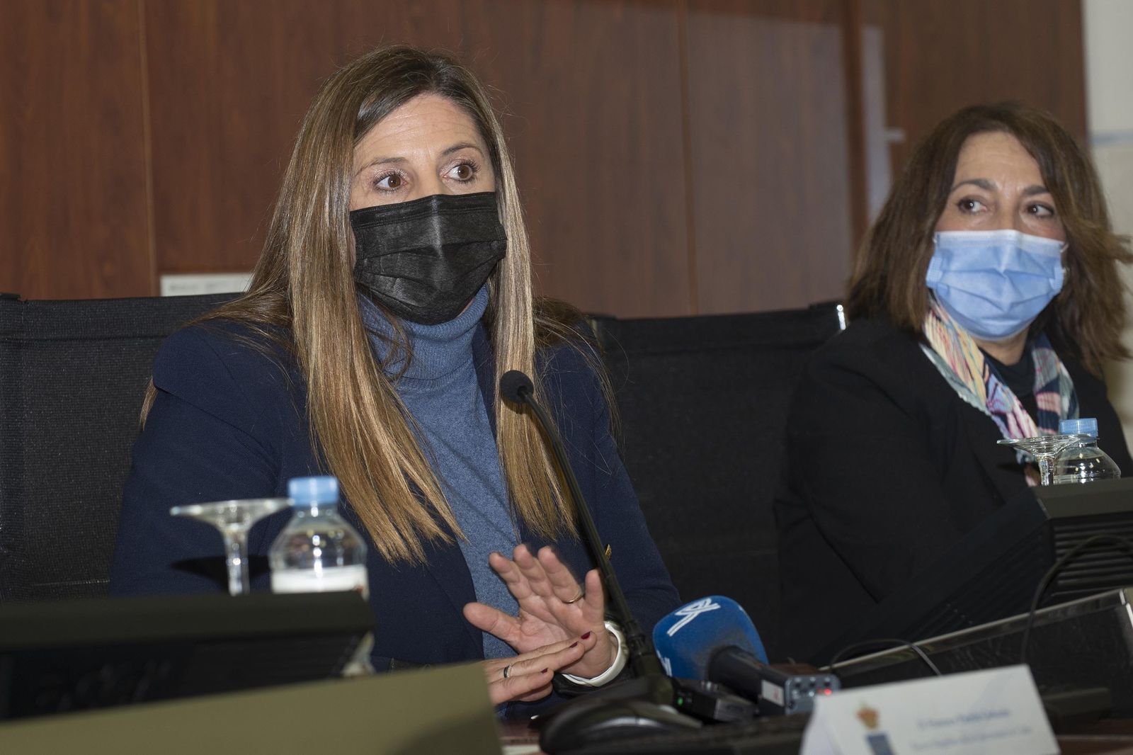 Irene García en la jornada sobre la estrategia aeroespacial andaluza.