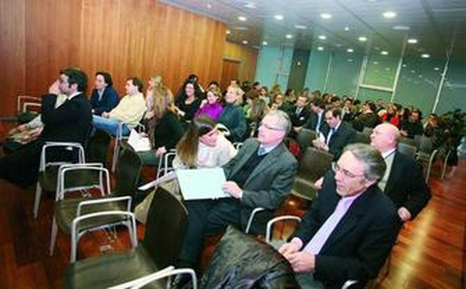Los jueces reunidos en la asamblea para votar la huelga, el pasado 21 de enero.