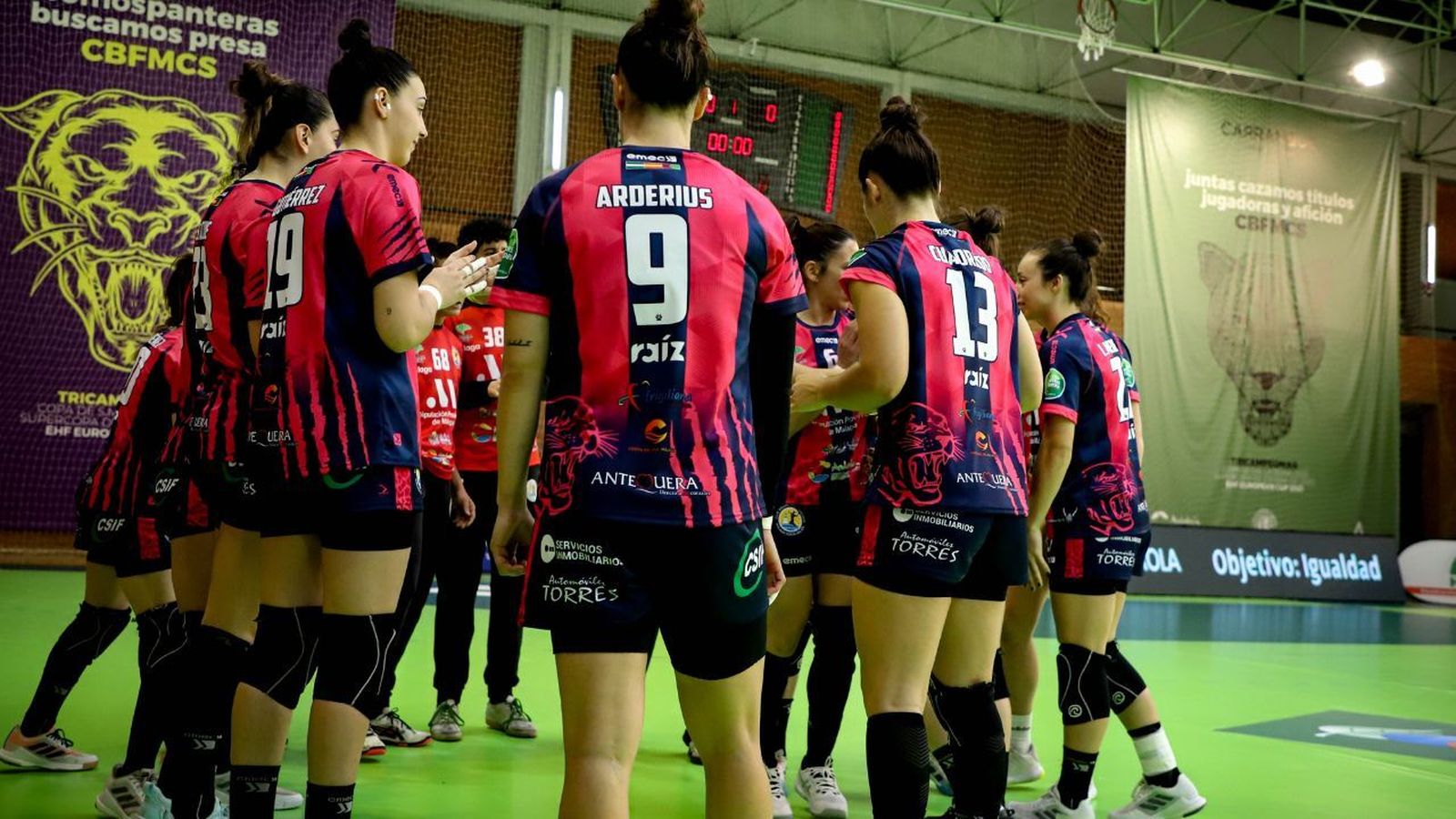 Las jugadoras del Costa del Sol Málaga.