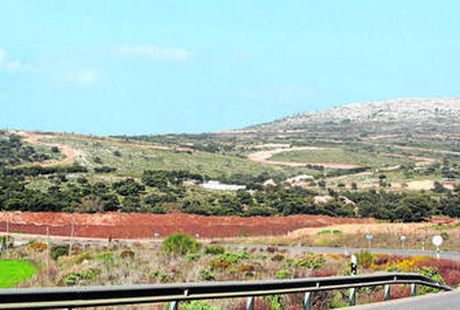 Vista general de los terrenos de Los Merinos.