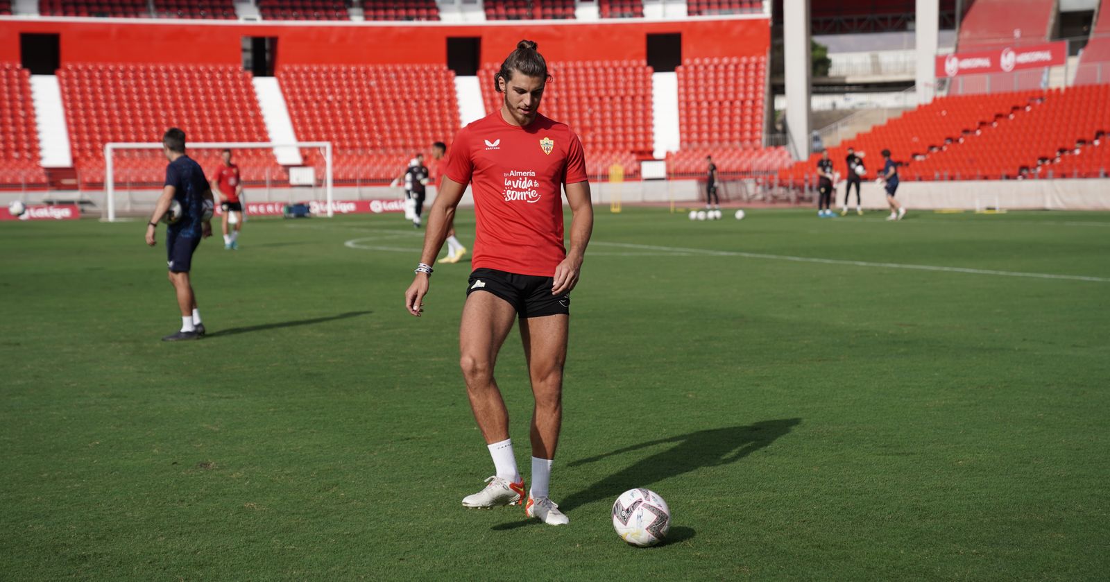 Babic, durante una sesión en el Power Horse Stadium