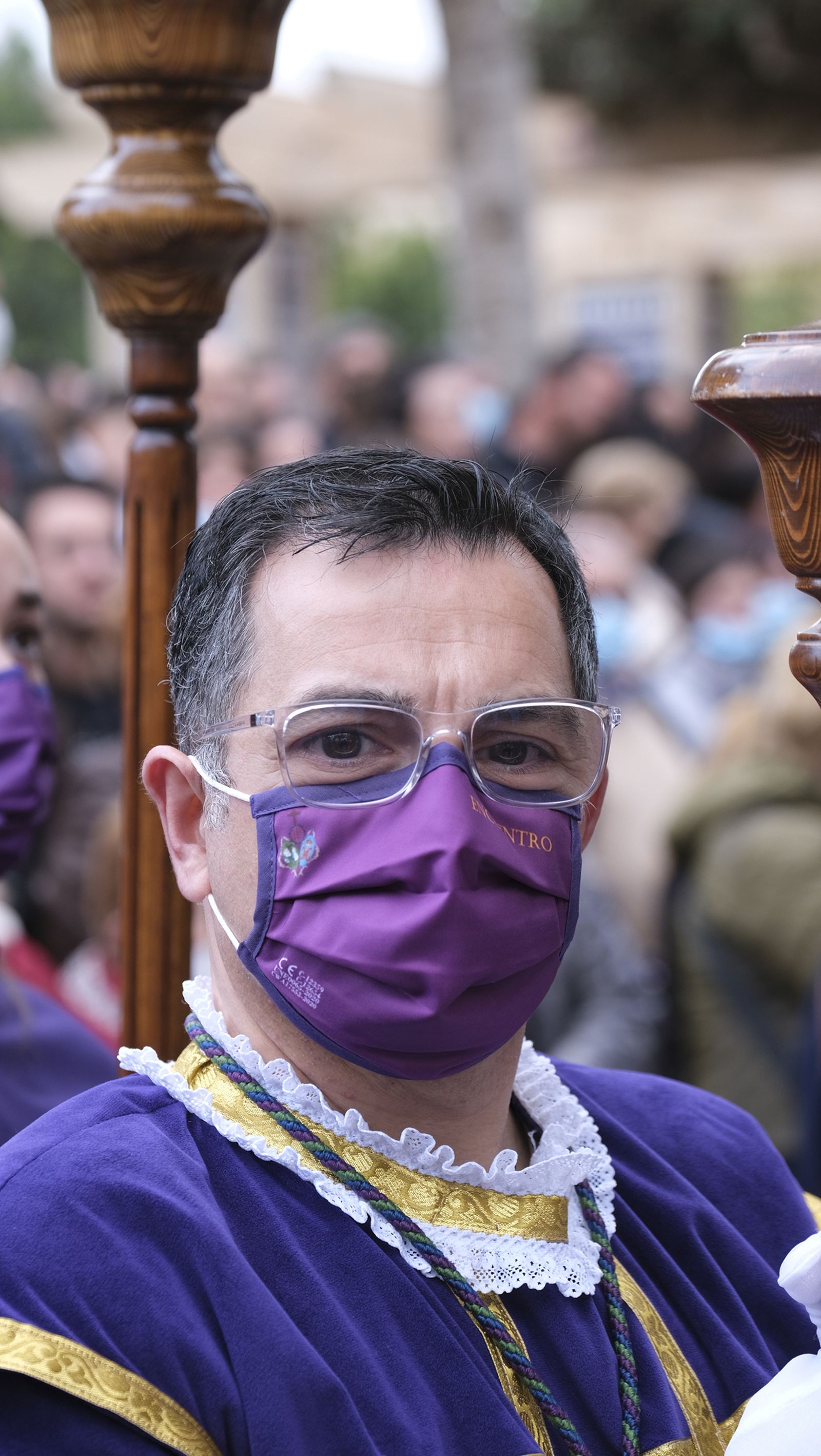 Procesión del Encuentro en Almería, en imágenes.