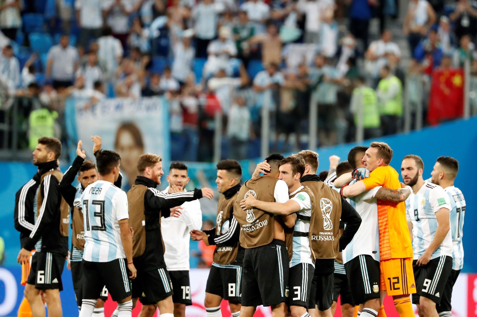 Las imágenes del Nigeria-Argentina