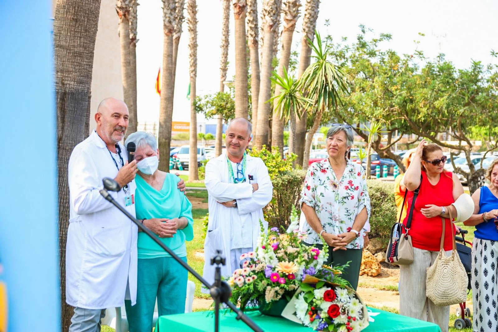 Imágenes del homenaje a los donantes de órganos y tejidos en el Hospital de Poniente