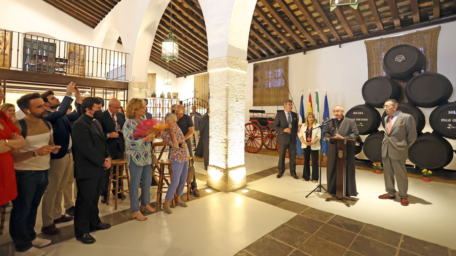 Imágenes de la inauguración de las nuevas Bodegas León Domecq