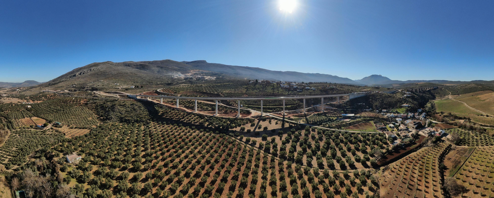 Fotos: así ha quedado el viaducto de Riofrío, el primero de la Variante de Loja