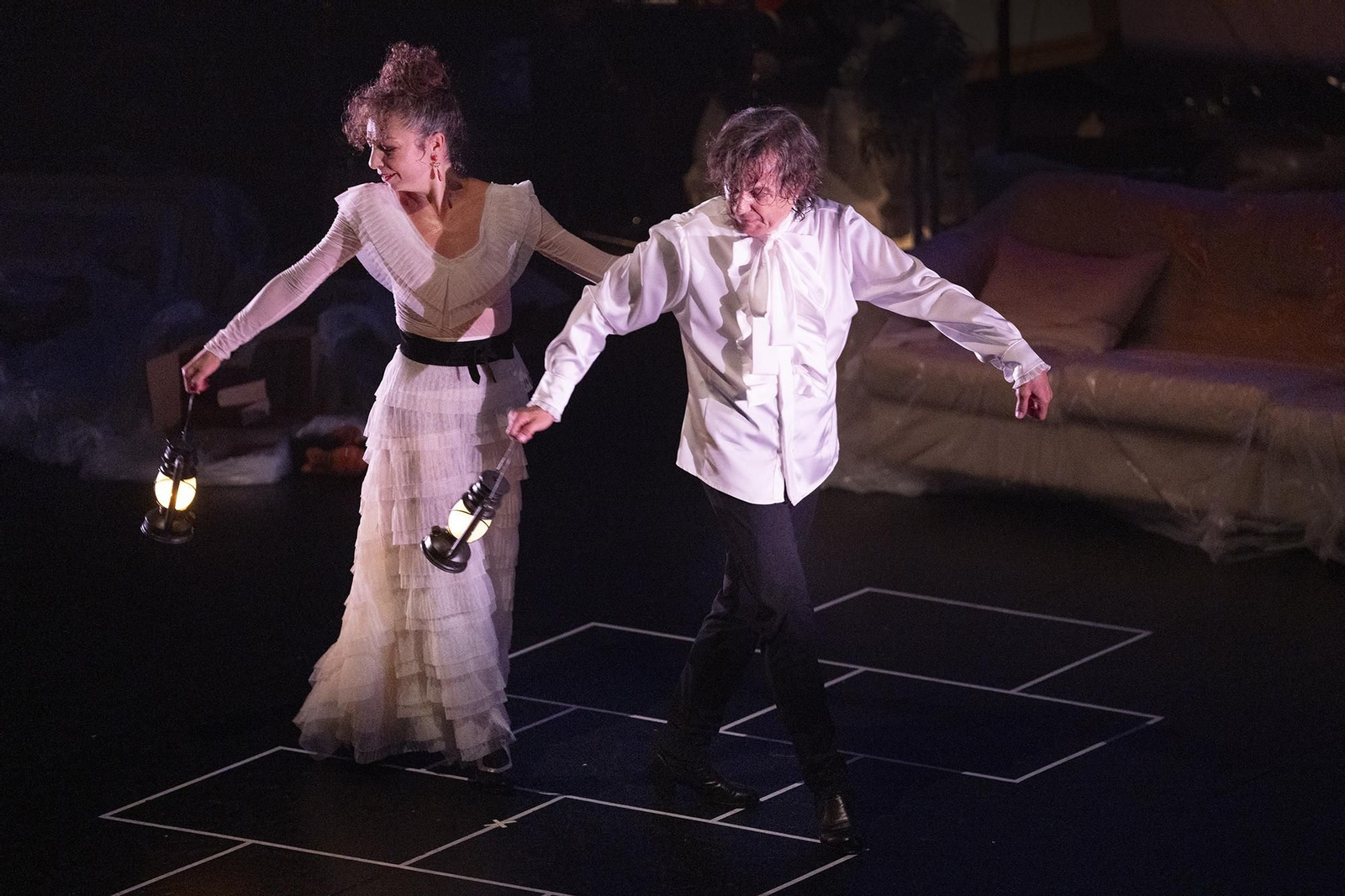 Rosario Toledo y Javier Barón, en un momento de 'Caprichos'.