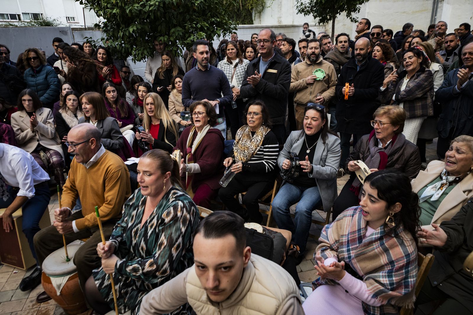 Imágenes de zambombas del día 20 de diciembre en Jerez