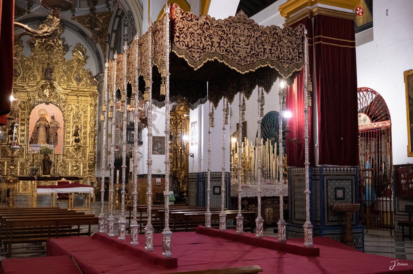 El palio de la Amargura en San Juan de la Palma