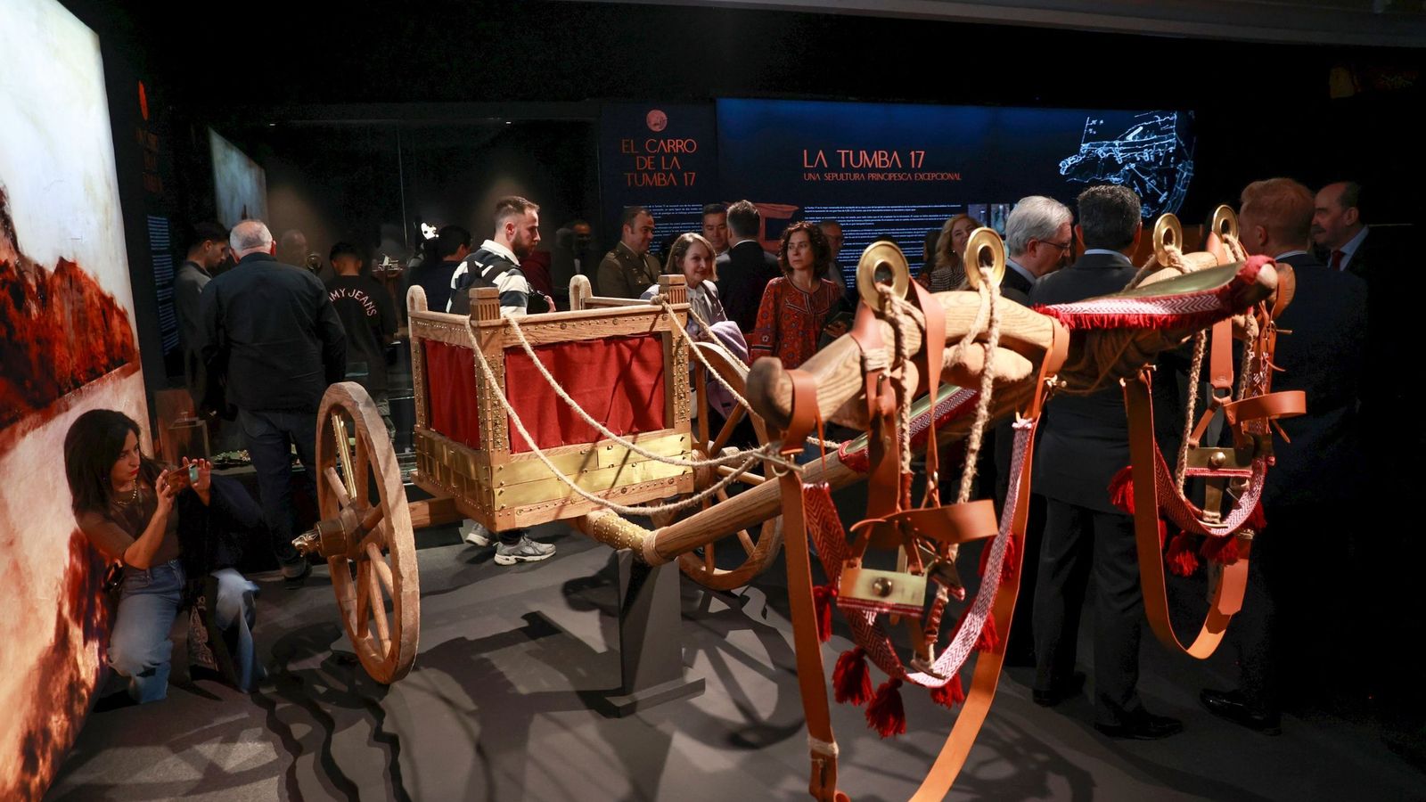 Carro tartésico expuesto en el Museo de Huelva.