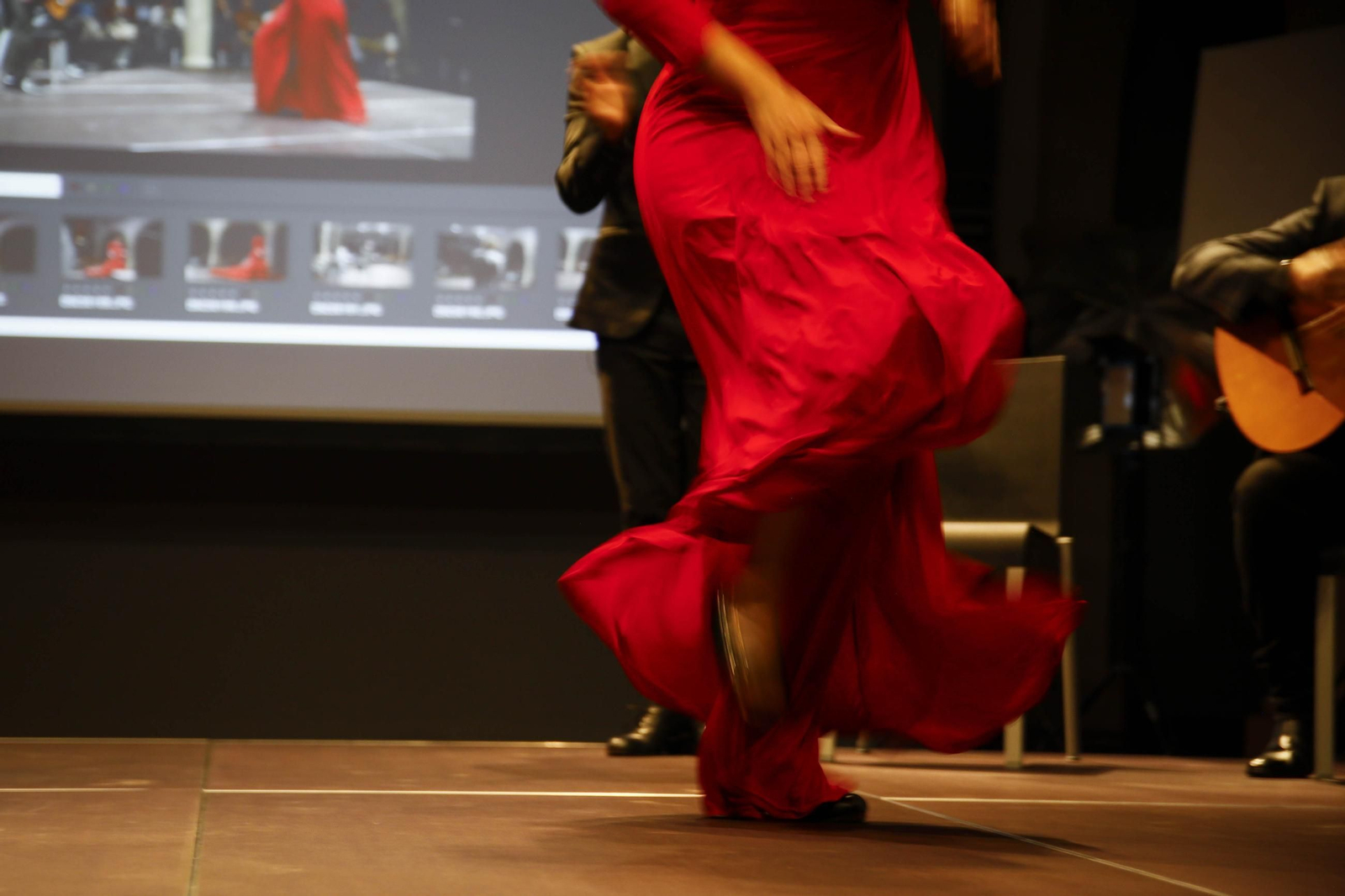 El Centro Andaluz de la Fotografía de Almería presenta el calendario 2025 con la actuación de la bailaora María Moreno, en imágenes