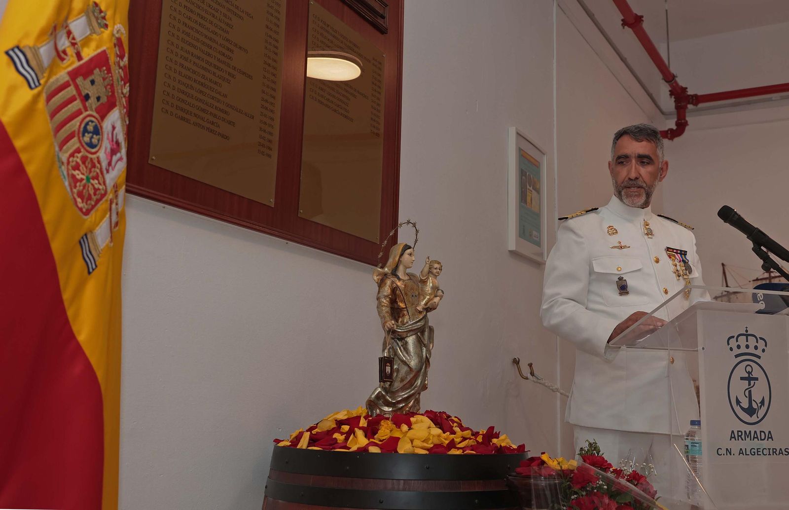 Fotos de la recepción de la Comandancia de Marina y la Autoridad Portuaria de la Bahía de Algeciras con motivo de la festividad de la Virgen del Carmen