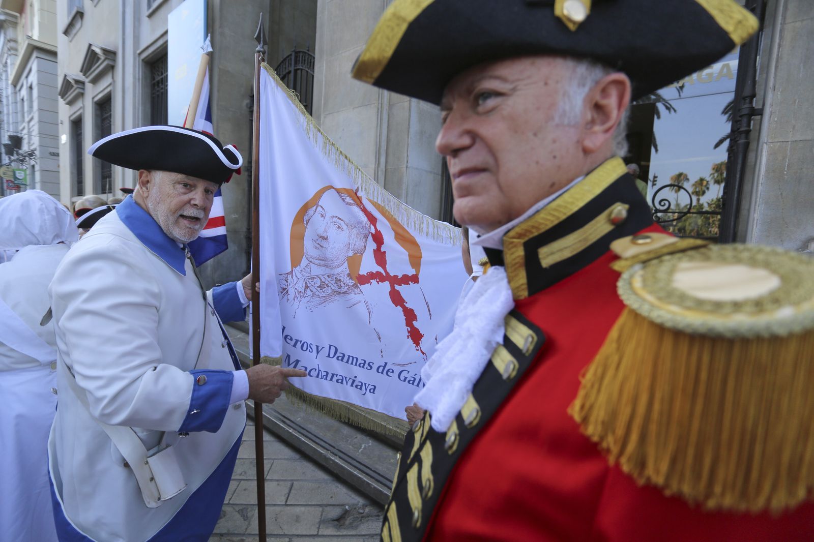 Las fotos del desfile en Málaga en recuerdo a Bernardo de Gálvez