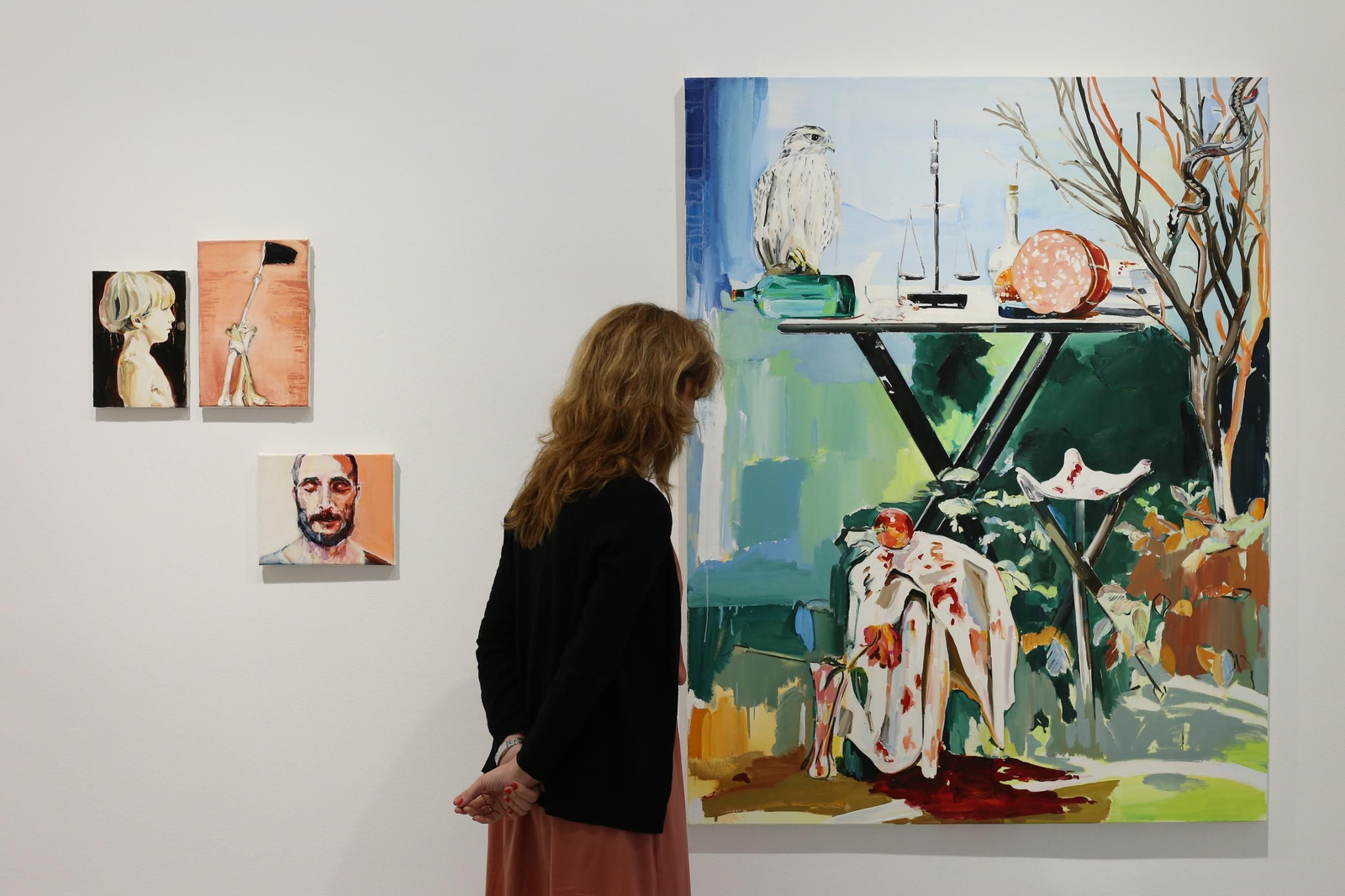 'Alquimia para el deseo (2)', una de las obras más llamativas de la muestra.