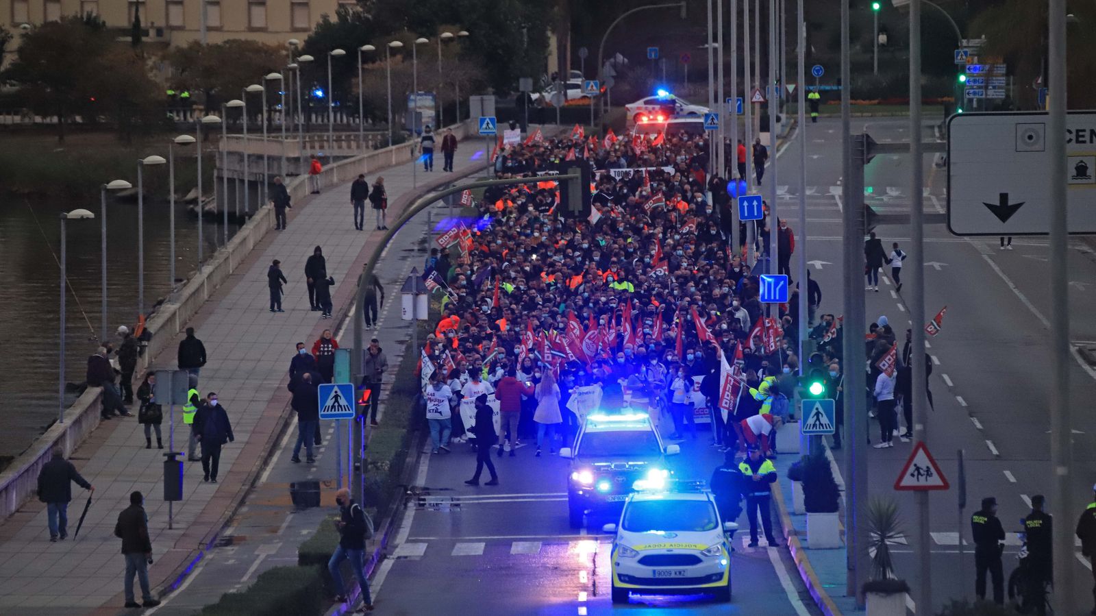 Fotos de la manifestación del metal en Algeciras