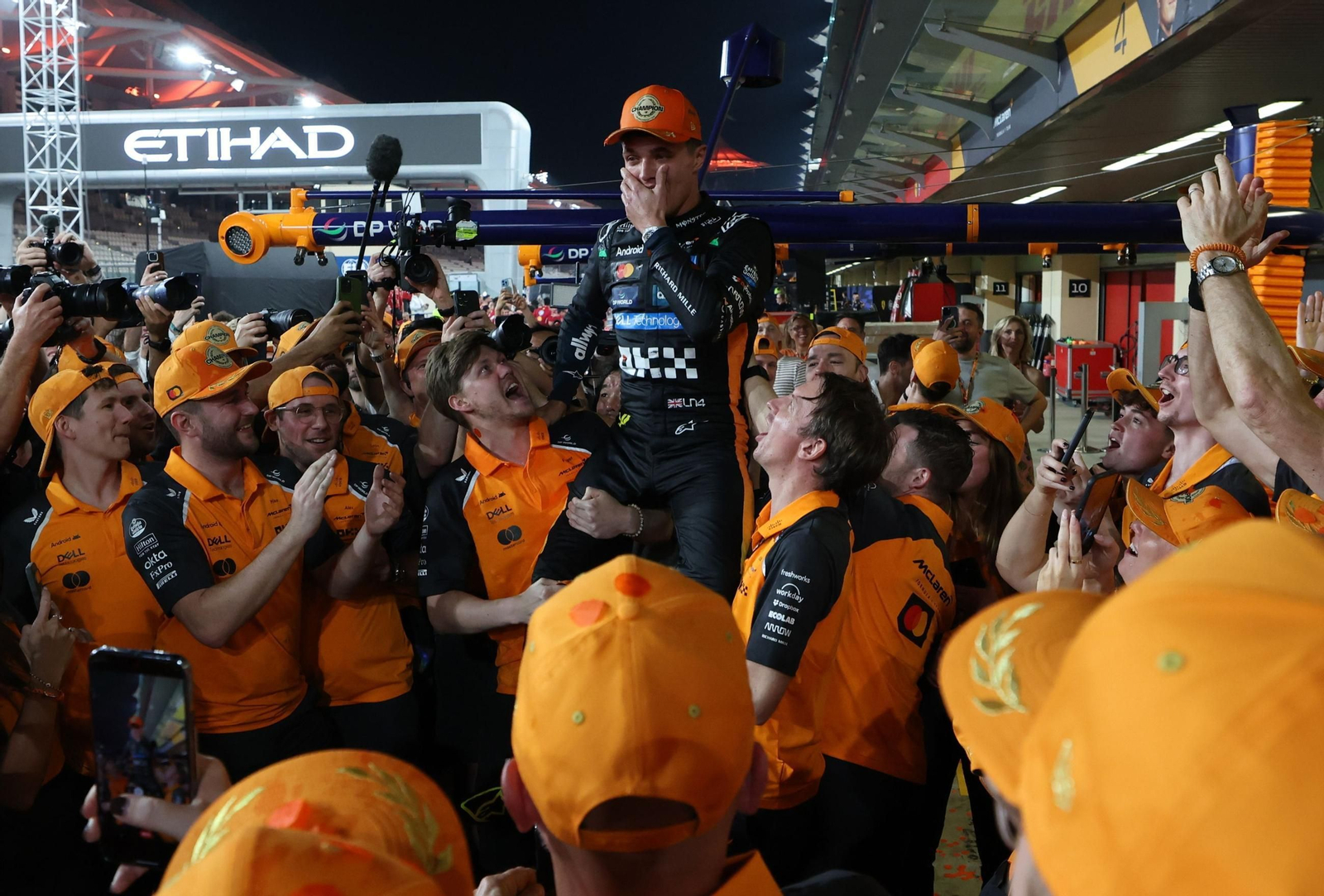 Las fotos del título mundial de Lando Norris en la Fórmula 1