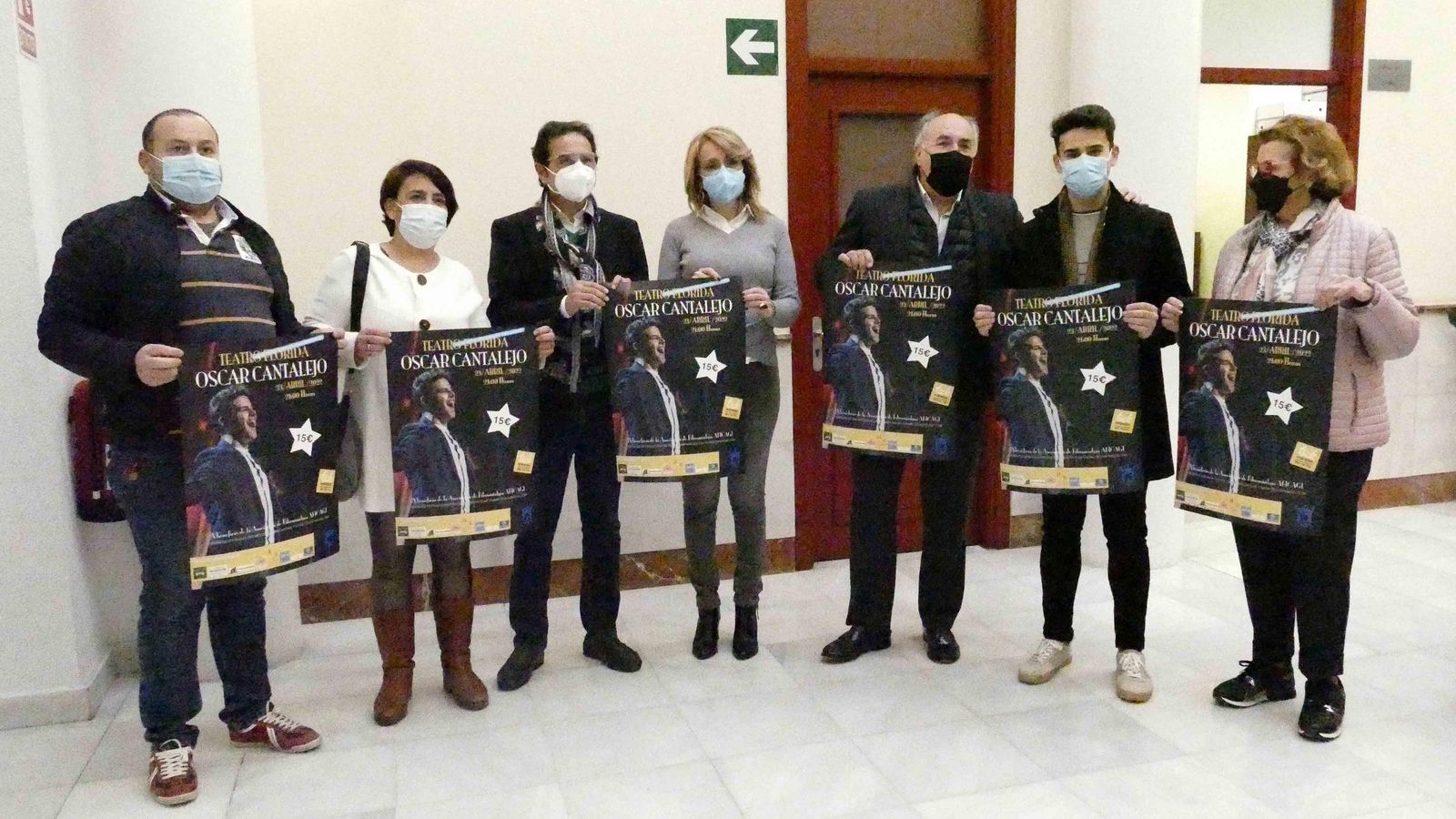 Presentación del recital de Óscar Cantalejo.