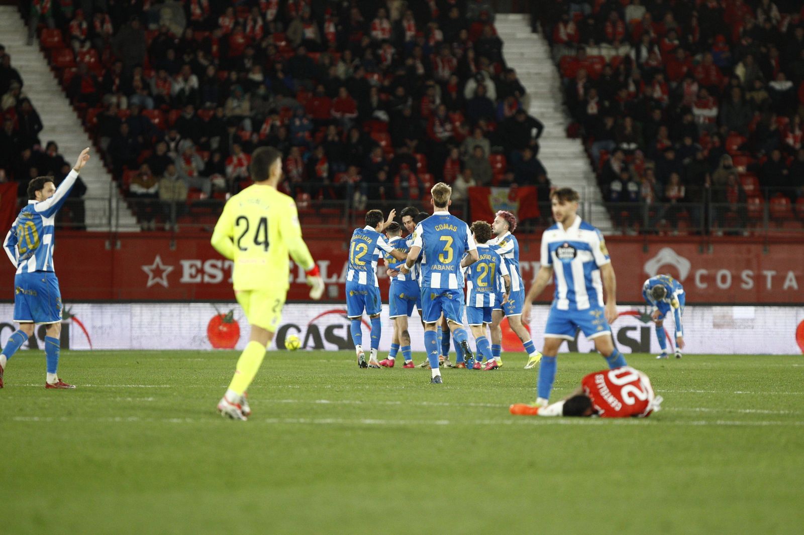 Las fotos del partido U.D. Almería - Deportivo de La Coruña