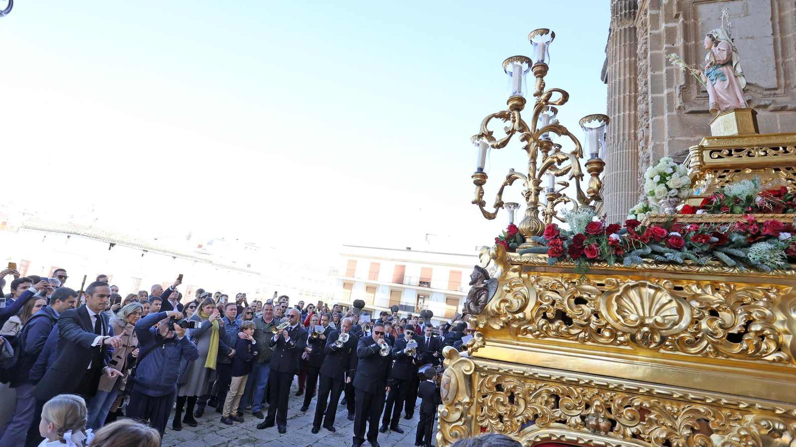 Procesión de la Virgen de la Inmaculada Concepción por las calle de Jerez