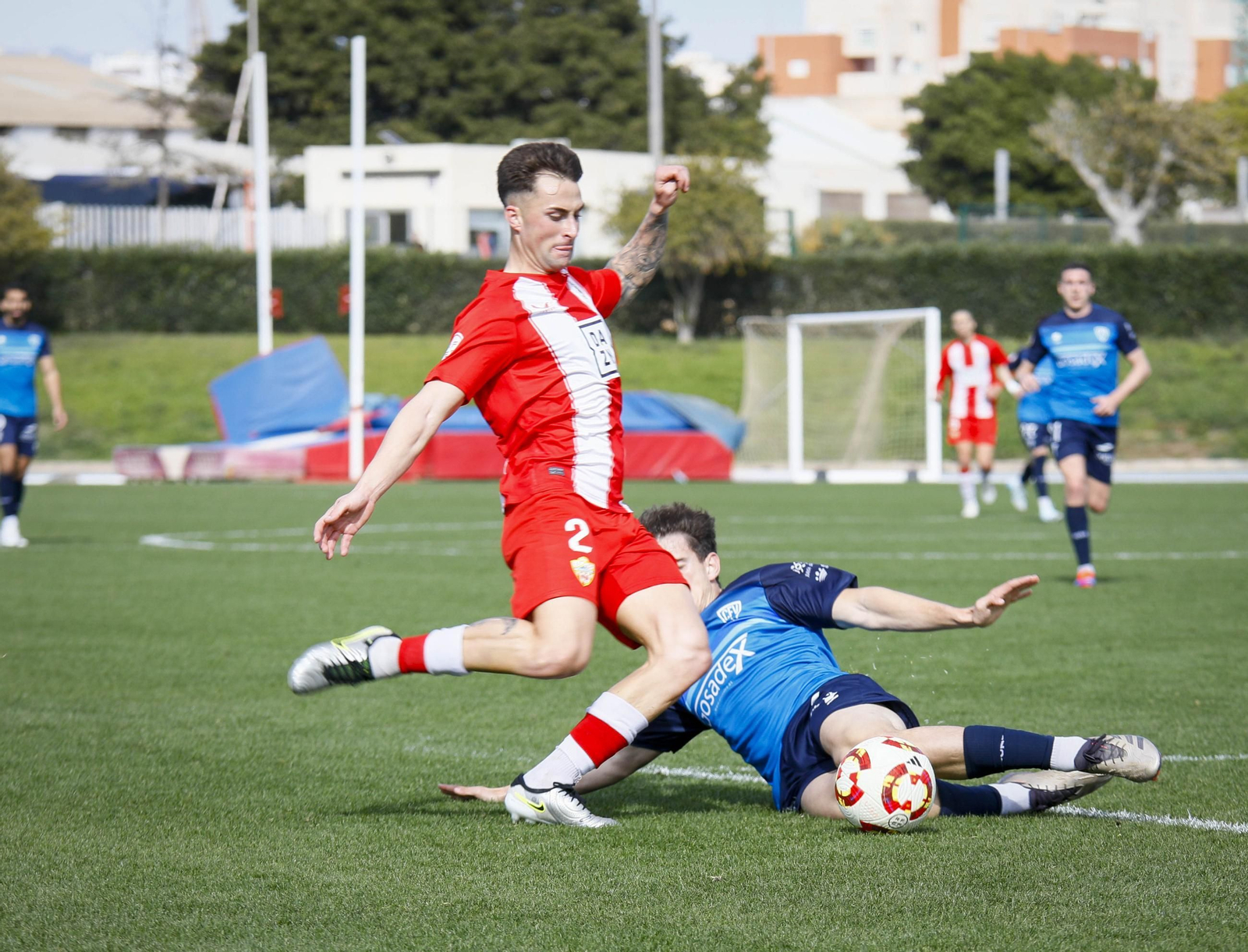 Imágenes del partido entre Almeria B contra Villanovense de segunda RFEF