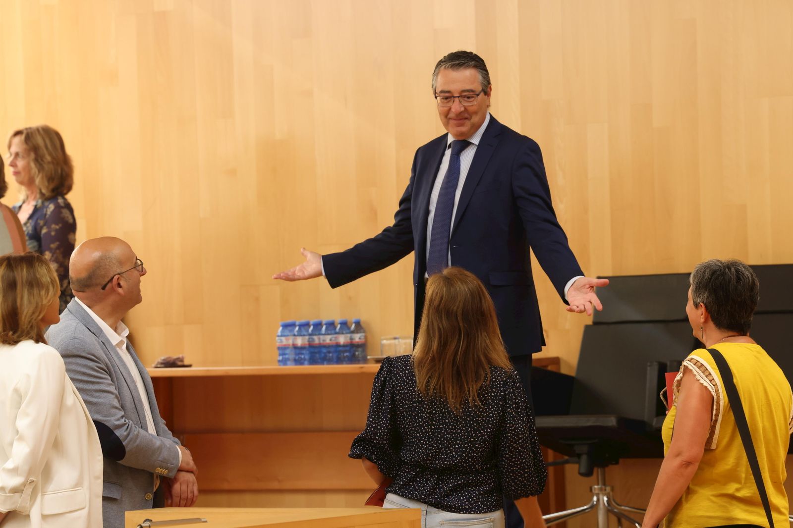 El presidente de la Diputación, Francisco Salado, en el Pleno.